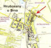lokace firmy ve městě Hrušovany u Brna